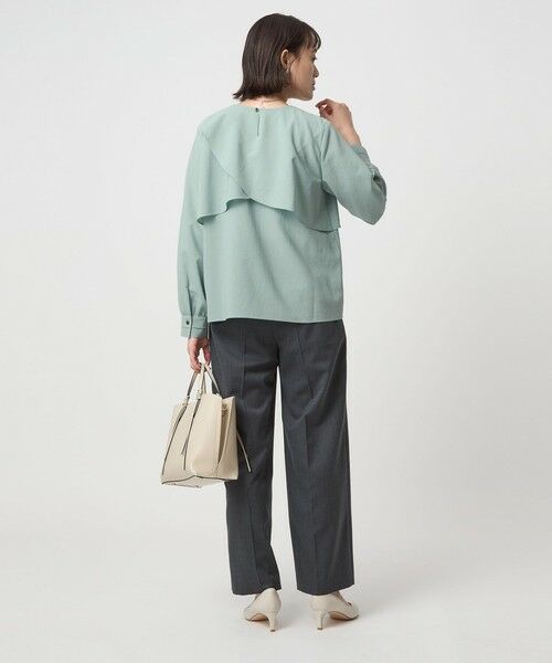 green label relaxing / グリーンレーベル リラクシング シャツ・ブラウス | ケープ ロングスリーブ ブラウス | 詳細7