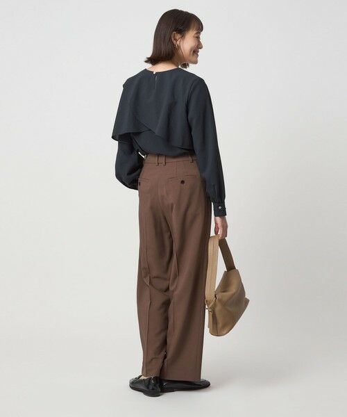 green label relaxing / グリーンレーベル リラクシング シャツ・ブラウス | ケープ ロングスリーブ ブラウス | 詳細29