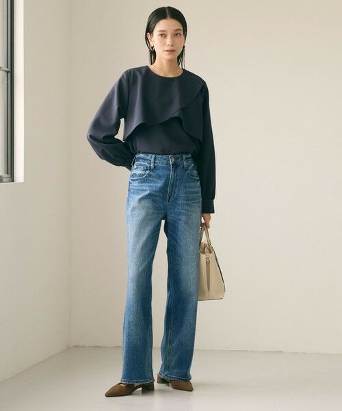 green label relaxing / グリーンレーベル リラクシング シャツ・ブラウス | ケープ ロングスリーブ ブラウス | 詳細22