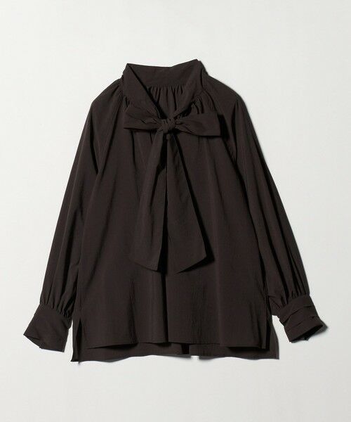 green label relaxing / グリーンレーベル リラクシング シャツ・ブラウス | ボウタイ ギャザー ブラウス | 詳細13