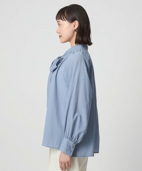 green label relaxing / グリーンレーベル リラクシング シャツ・ブラウス | ボウタイ ギャザー ブラウス | 詳細19