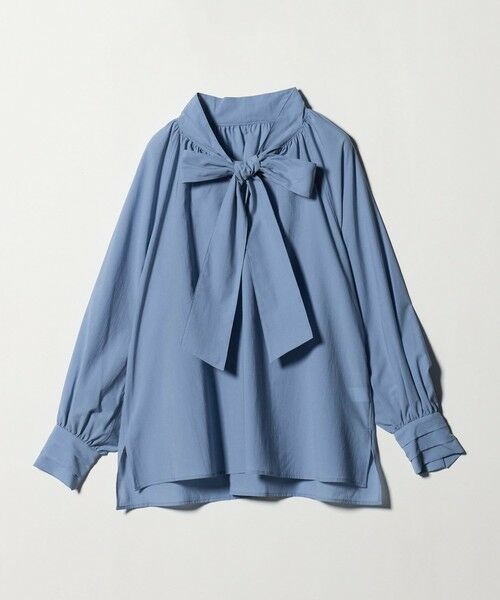 green label relaxing / グリーンレーベル リラクシング シャツ・ブラウス | ボウタイ ギャザー ブラウス | 詳細25