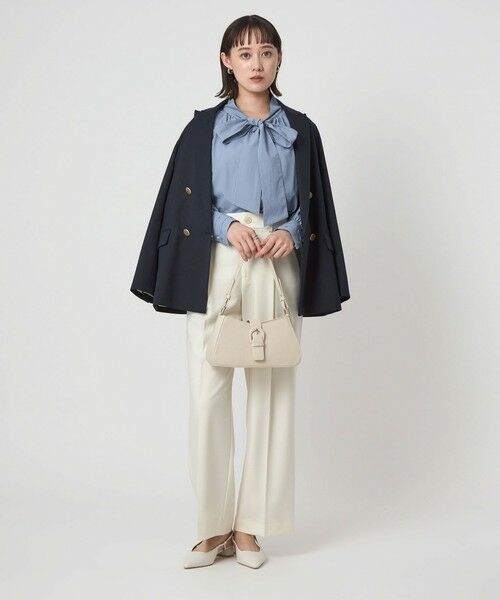 green label relaxing / グリーンレーベル リラクシング シャツ・ブラウス | ボウタイ ギャザー ブラウス | 詳細16