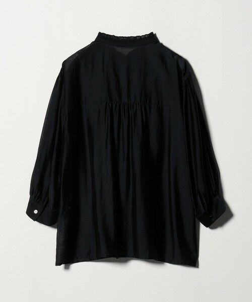 green label relaxing / グリーンレーベル リラクシング シャツ・ブラウス | フロントネック フリル ブラウス | 詳細9