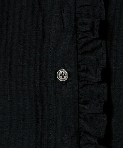 green label relaxing / グリーンレーベル リラクシング シャツ・ブラウス | フロントネック フリル ブラウス | 詳細11