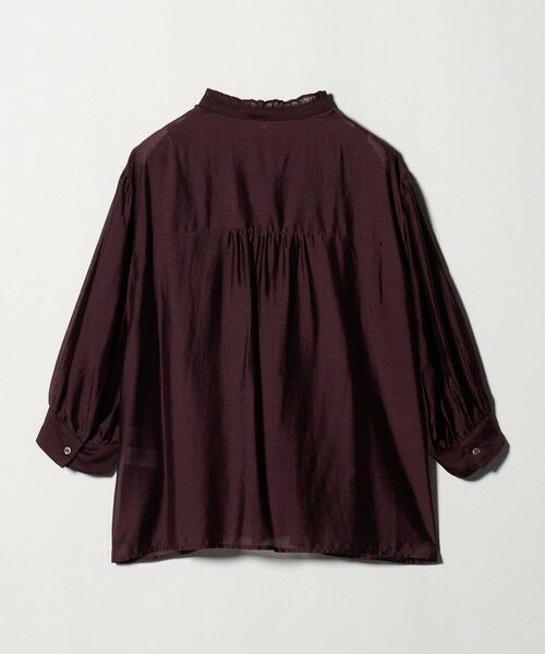 green label relaxing / グリーンレーベル リラクシング シャツ・ブラウス | フロントネック フリル ブラウス | 詳細17