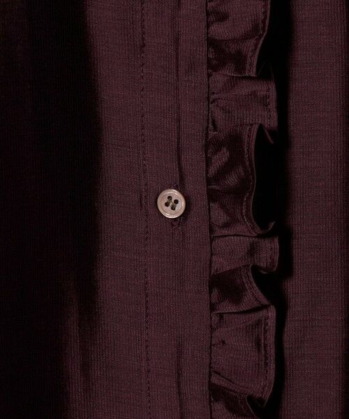 green label relaxing / グリーンレーベル リラクシング シャツ・ブラウス | フロントネック フリル ブラウス | 詳細20