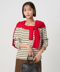 green label relaxing / グリーンレーベル リラクシング カットソー | ブライト ボーダー ロングスリーブ カットソー