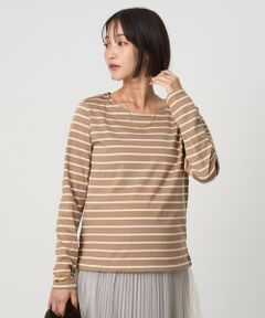 green label relaxing / グリーンレーベル リラクシング カットソー | ブライト ボーダー ロングスリーブ カットソー