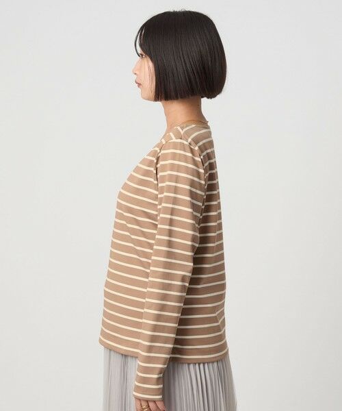 green label relaxing / グリーンレーベル リラクシング カットソー | ブライト ボーダー ロングスリーブ カットソー | 詳細20