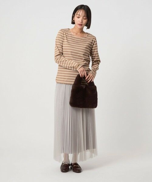 green label relaxing / グリーンレーベル リラクシング カットソー | ブライト ボーダー ロングスリーブ カットソー | 詳細17