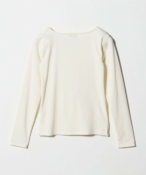 green label relaxing / グリーンレーベル リラクシング カットソー | ブライトリブ スクエアネック ロングスリーブ カットソー 制菌 | 詳細6