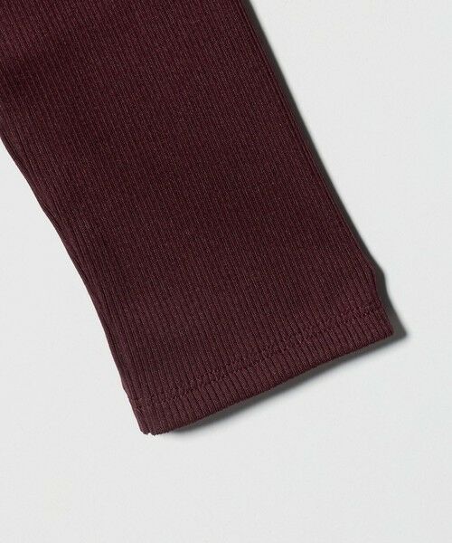 green label relaxing / グリーンレーベル リラクシング カットソー | ブライトリブ スクエアネック ロングスリーブ カットソー 制菌 | 詳細20