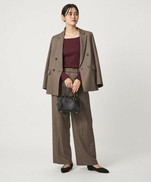 green label relaxing / グリーンレーベル リラクシング カットソー | ブライトリブ スクエアネック ロングスリーブ カットソー 制菌 | 詳細13