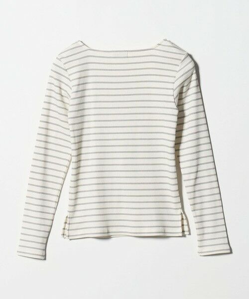 green label relaxing / グリーンレーベル リラクシング カットソー | ブライトリブ スクエアネック ロングスリーブ カットソー 制菌 | 詳細28