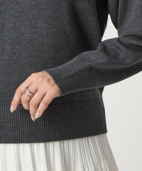 green label relaxing / グリーンレーベル リラクシング ニット・セーター | ベロア エリ 2WAY ニット プルオーバー ウォッシャブル | 詳細10