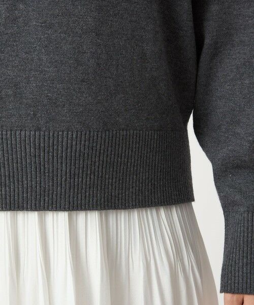green label relaxing / グリーンレーベル リラクシング ニット・セーター | ベロア エリ 2WAY ニット プルオーバー ウォッシャブル | 詳細11
