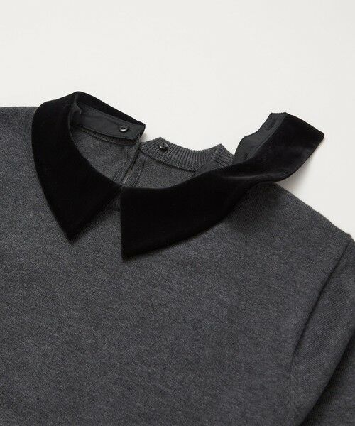 green label relaxing / グリーンレーベル リラクシング ニット・セーター | ベロア エリ 2WAY ニット プルオーバー ウォッシャブル | 詳細14