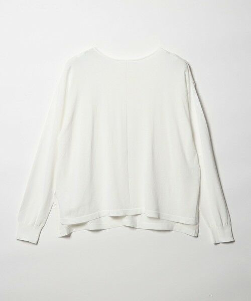 green label relaxing / グリーンレーベル リラクシング ニット・セーター | チャーム付き ドッキング ロングスリーブ プルオーバー ニット | 詳細5