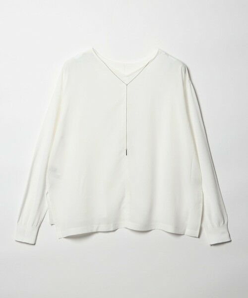 green label relaxing / グリーンレーベル リラクシング ニット・セーター | チャーム付き ドッキング ロングスリーブ プルオーバー ニット | 詳細6