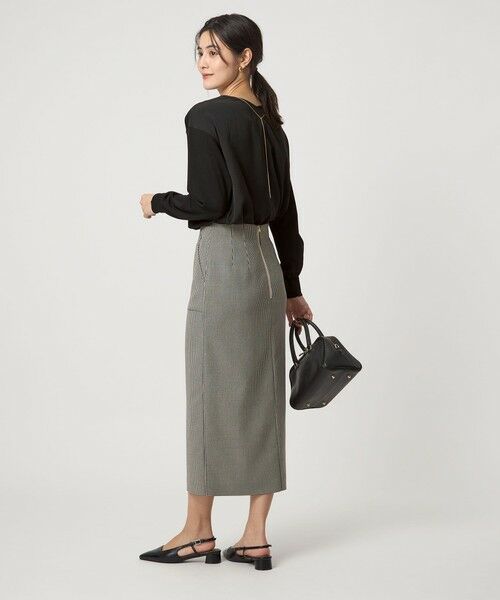 green label relaxing / グリーンレーベル リラクシング ニット・セーター | チャーム付き ドッキング ロングスリーブ プルオーバー ニット | 詳細13