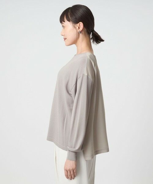 green label relaxing / グリーンレーベル リラクシング ニット・セーター | チャーム付き ドッキング ロングスリーブ プルオーバー ニット | 詳細20