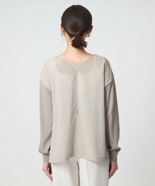 green label relaxing / グリーンレーベル リラクシング ニット・セーター | チャーム付き ドッキング ロングスリーブ プルオーバー ニット | 詳細21