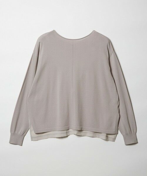 green label relaxing / グリーンレーベル リラクシング ニット・セーター | チャーム付き ドッキング ロングスリーブ プルオーバー ニット | 詳細22