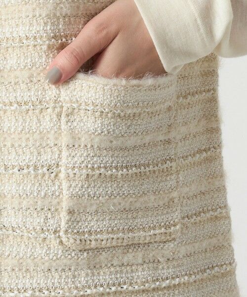 green label relaxing / グリーンレーベル リラクシング ベスト | ミックスツイードライク ニット ジレ ベスト | 詳細11