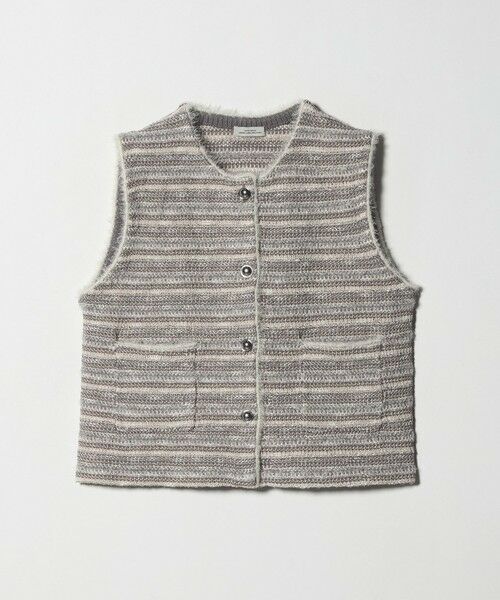 green label relaxing / グリーンレーベル リラクシング ベスト | ミックスツイードライク ニット ジレ ベスト | 詳細24