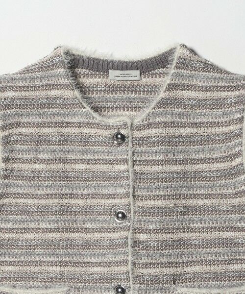 green label relaxing / グリーンレーベル リラクシング ベスト | ミックスツイードライク ニット ジレ ベスト | 詳細26