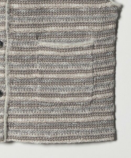 green label relaxing / グリーンレーベル リラクシング ベスト | ミックスツイードライク ニット ジレ ベスト | 詳細28