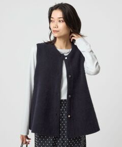 green label relaxing / グリーンレーベル リラクシング ベスト | FOXブレンド セッケツ ニット ジレ