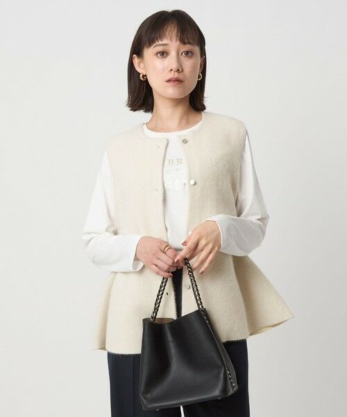 green label relaxing / グリーンレーベル リラクシング ベスト | FOXブレンド セッケツ ニット ジレ | 詳細1