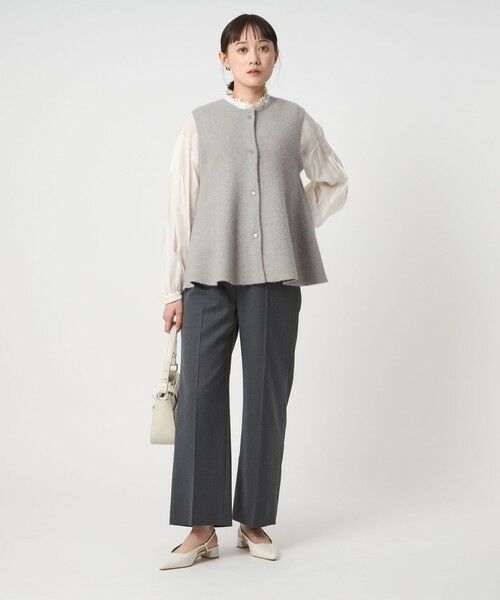 green label relaxing / グリーンレーベル リラクシング ベスト | FOXブレンド セッケツ ニット ジレ | 詳細15