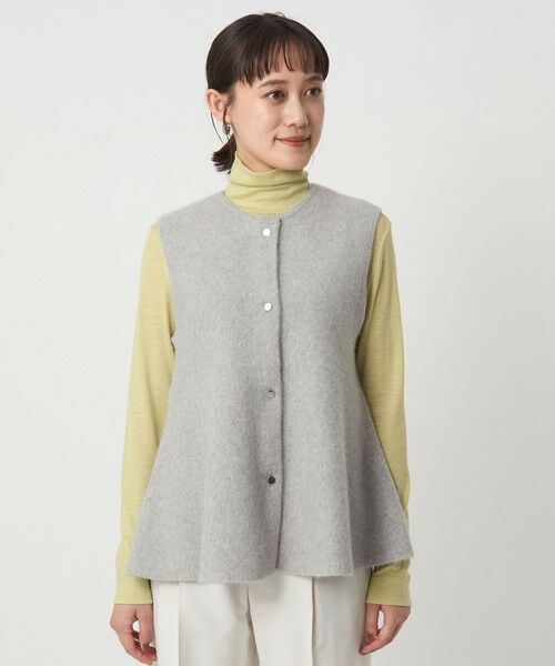 green label relaxing / グリーンレーベル リラクシング ベスト | FOXブレンド セッケツ ニット ジレ | 詳細16