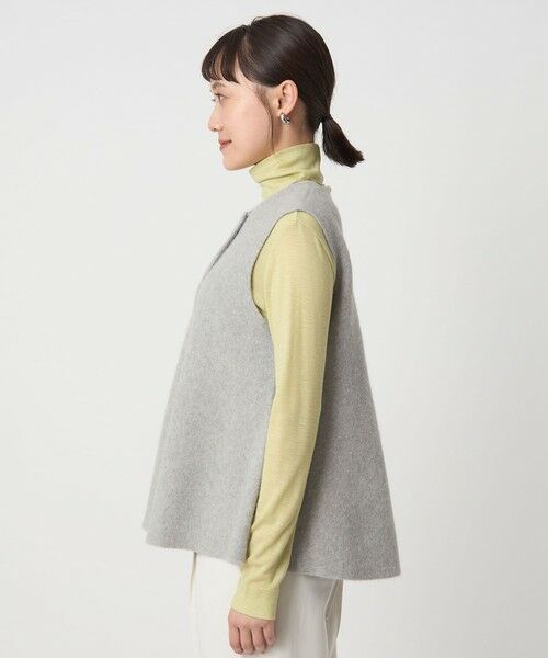 green label relaxing / グリーンレーベル リラクシング ベスト | FOXブレンド セッケツ ニット ジレ | 詳細17