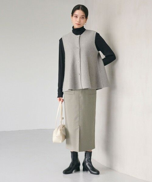 green label relaxing / グリーンレーベル リラクシング ベスト | FOXブレンド セッケツ ニット ジレ | 詳細7