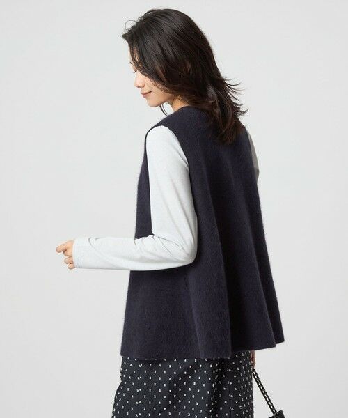 green label relaxing / グリーンレーベル リラクシング ベスト | FOXブレンド セッケツ ニット ジレ | 詳細27