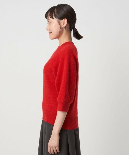 green label relaxing / グリーンレーベル リラクシング ニット・セーター | FOXブレンド ハーフスリーブ プルオーバー ニット | 詳細15