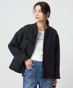 green label relaxing ノーカラージャケット green label relaxing（グリーンレーベルリラクシング）の