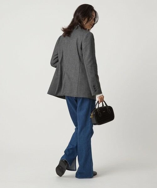 green label relaxing / グリーンレーベル リラクシング テーラードジャケット | ホームスパン ダブル ジャケット ストレッチ | 詳細4