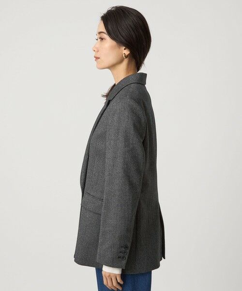 green label relaxing / グリーンレーベル リラクシング テーラードジャケット | ホームスパン ダブル ジャケット ストレッチ | 詳細7