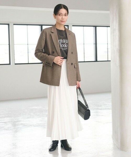 green label relaxing / グリーンレーベル リラクシング テーラードジャケット | ホームスパン ダブル ジャケット ストレッチ | 詳細19