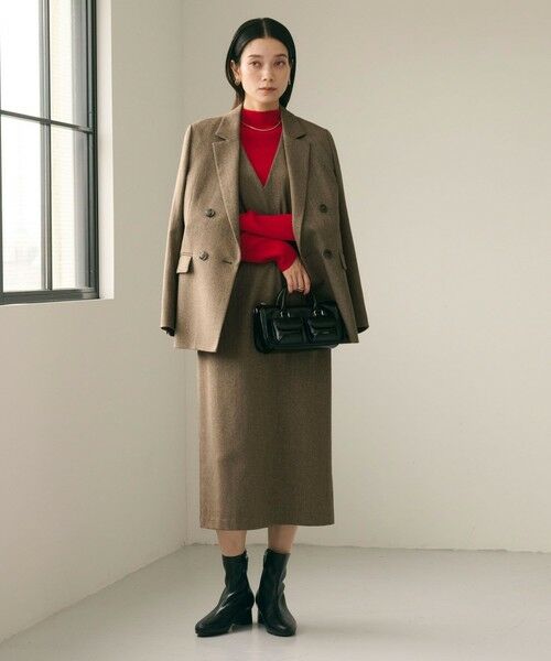 green label relaxing / グリーンレーベル リラクシング テーラードジャケット | ホームスパン ダブル ジャケット ストレッチ | 詳細22