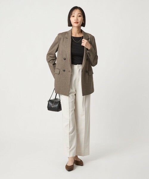 green label relaxing / グリーンレーベル リラクシング テーラードジャケット | ホームスパン ダブル ジャケット ストレッチ | 詳細30