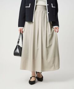 GREEN LABEL RELAXING ライトグレー　スカートスーツ　44号 グリーンレーベルリラクシングライトグリーンスーツスカート44号