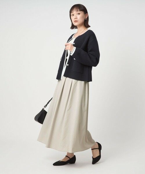 green label relaxing / グリーンレーベル リラクシング ロング・マキシ丈スカート | エアリー ギャザー スカート 2 | 詳細3