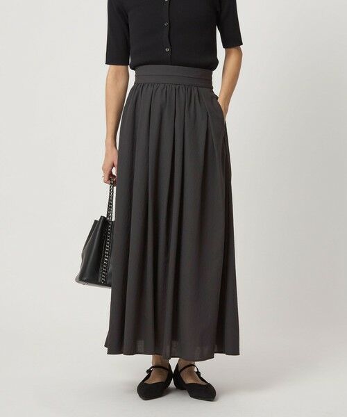 green label relaxing / グリーンレーベル リラクシング ロング・マキシ丈スカート | エアリー ギャザー スカート 2 | 詳細5