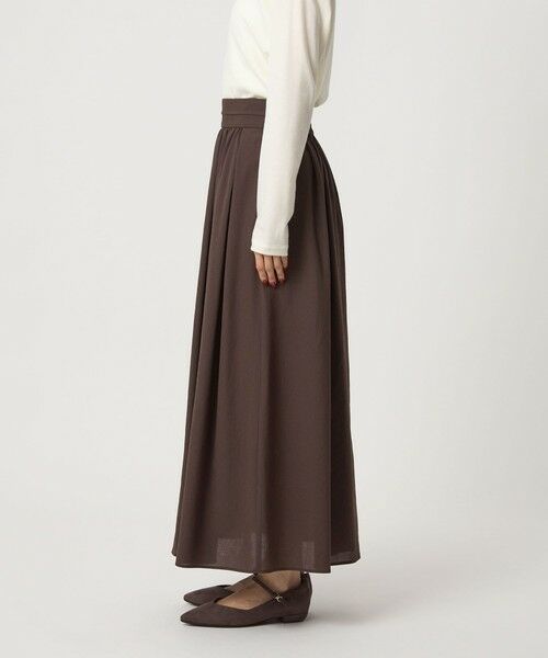 green label relaxing / グリーンレーベル リラクシング ロング・マキシ丈スカート | エアリー ギャザー スカート 2 | 詳細16